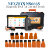 PSNS666S 12V/24V diesel gasoline integrated detector OBD fault diagnosis decoder light truck and heavy truck diagnostic tool 9.6in display fault diagn