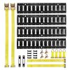 E-Track Tie-Down Rail Kit, 4 Pack 2 ft E Track Rails