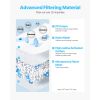 Water Filter Pitcher, 6 Cup Glass Water Filter Dispenser, Fast & Compact Fridge-friendly Water Filtration System, No BPA