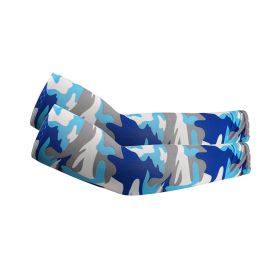 Cycling Sunscreen Sleeves, Sports Outdoor Cycling Arm Protectors, Comfortable, Breathable, UV Resistant Ice Silk Sleeves
Cycling Sunscreen Sleeves (Color: camouflage sky blue)