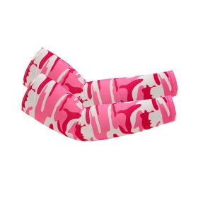 Cycling Sunscreen Sleeves, Sports Outdoor Cycling Arm Protectors, Comfortable, Breathable, UV Resistant Ice Silk Sleeves
Cycling Sunscreen Sleeves (Color: Camouflage Rose Red)