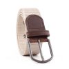Military Men Belt Army Canvas Belts Adjustable Belt Unisex Outdoor Travel Tactical Waist Belt with Plastic Buckle for Pants110cm