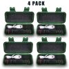 2/4 Set Portable COB LED USB Rechargeable Zoomable Flashlight Torch Lamp +Gift Box(Free shipping via DHL Ground/FedEx Ground; can't ship via USPS self