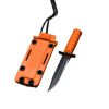 Mini Fixed Blade Knife, Military-Inspired EDC Tool with Non-Slip Handle, Portable Pendant Design