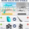 Beach Tent Sun Shelter UPF 50+,10x10 FT Beach Canopy Tent Sun Shade,Pop Up Beach Canopy with 8 Sandbags, Outdoor Beach Shade for Camping Trips
