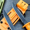 Mini Fixed Blade Knife, Military-Inspired EDC Tool with Non-Slip Handle, Portable Pendant Design