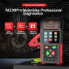 motorcycle professional diagnosis instrument OBD configuration thermal printing ECU remapping and programming of the M200PRO diagnostic CCA load batte